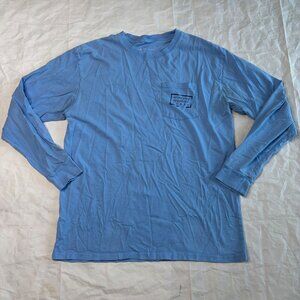 Southern Marsh Blue Long Sleeve T Shirt Mens Size Large Duck Casual Tee